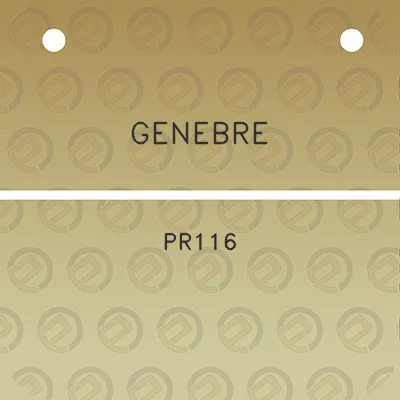 genebre-pr116