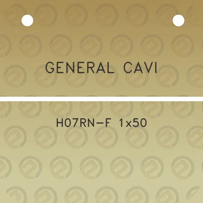 general-cavi-h07rn-f-1x50