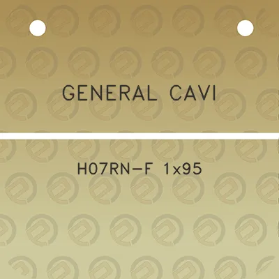 general-cavi-h07rn-f-1x95