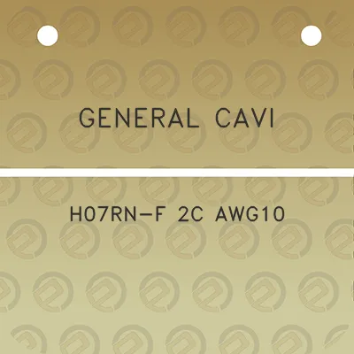 general-cavi-h07rn-f-2c-awg10