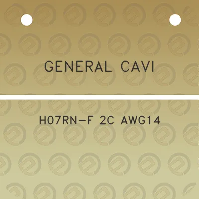 general-cavi-h07rn-f-2c-awg14