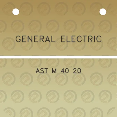 general-electric-ast-m-40-20