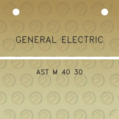 general-electric-ast-m-40-30