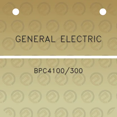 general-electric-bpc4100300