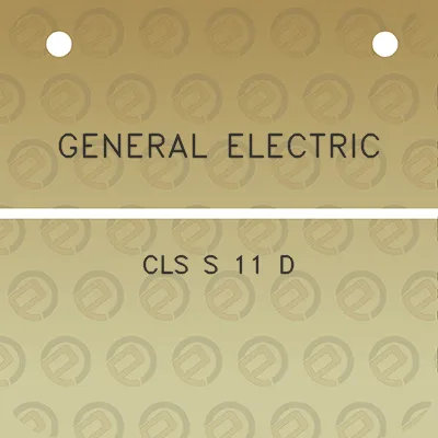 general-electric-cls-s-11-d