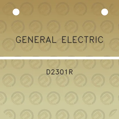 general-electric-d2301r