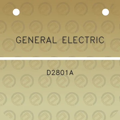 general-electric-d2801a