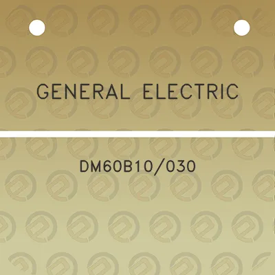 general-electric-dm60b10030