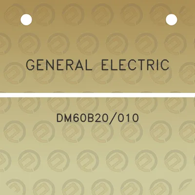 general-electric-dm60b20010