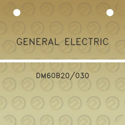 general-electric-dm60b20030