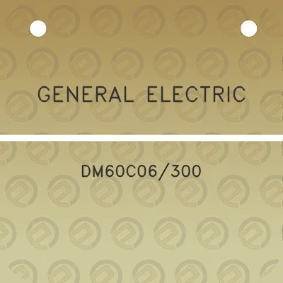 general-electric-dm60c06300