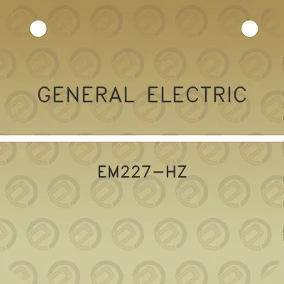 general-electric-em227-hz