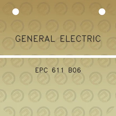 general-electric-epc-611-b06