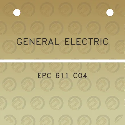 general-electric-epc-611-c04