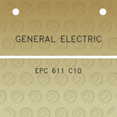 general-electric-epc-611-c10