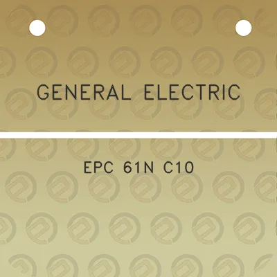 general-electric-epc-61n-c10