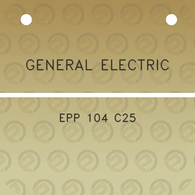 general-electric-epp-104-c25