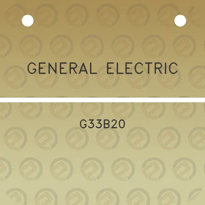 general-electric-g33b20