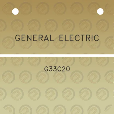 general-electric-g33c20