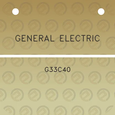 general-electric-g33c40