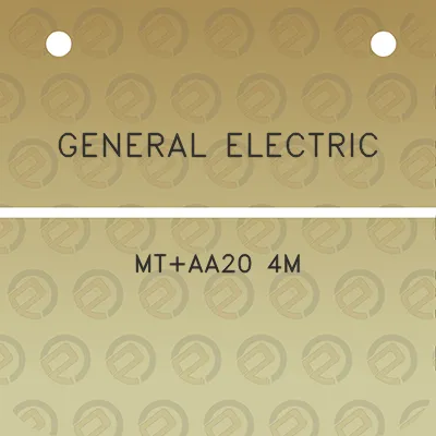 general-electric-mtaa20-4m