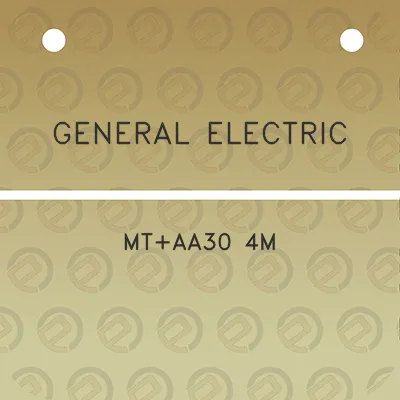 general-electric-mtaa30-4m