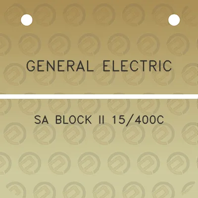 general-electric-sa-block-ii-15400c