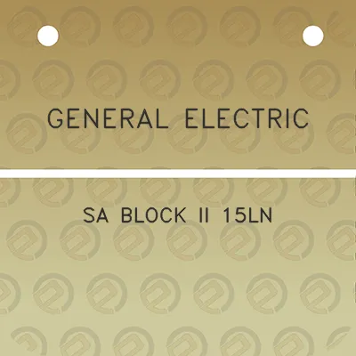 general-electric-sa-block-ii-15ln