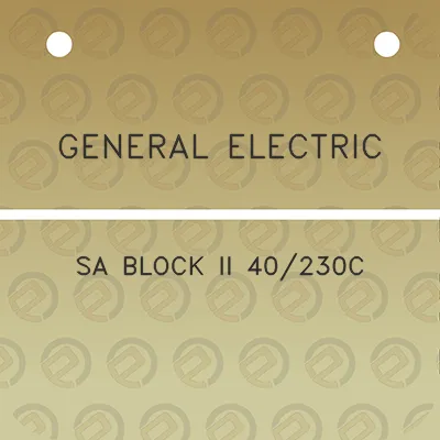 general-electric-sa-block-ii-40230c