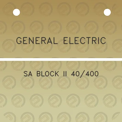 general-electric-sa-block-ii-40400