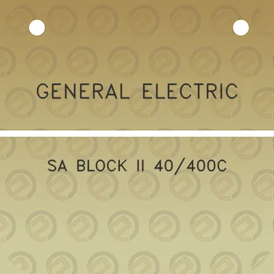 general-electric-sa-block-ii-40400c