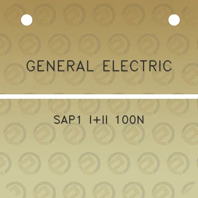 general-electric-sap1-iii-100n