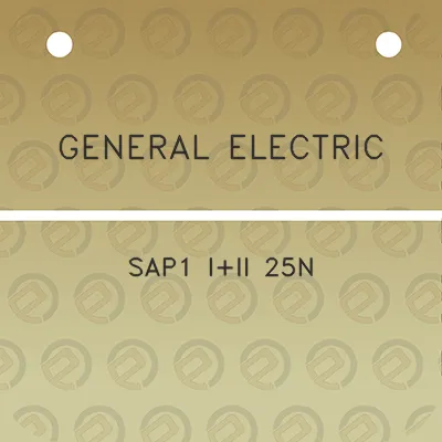 general-electric-sap1-iii-25n