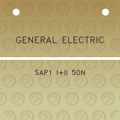 general-electric-sap1-iii-50n