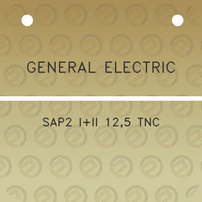 general-electric-sap2-iii-125-tnc