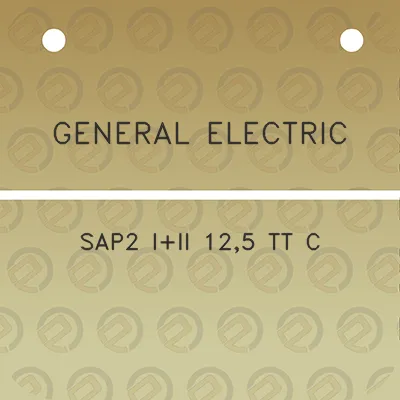 general-electric-sap2-iii-125-tt-c