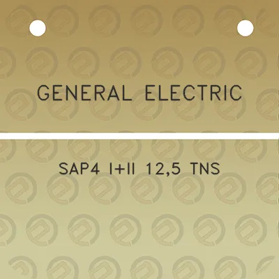 general-electric-sap4-iii-125-tns