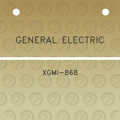 general-electric-xgmi-868