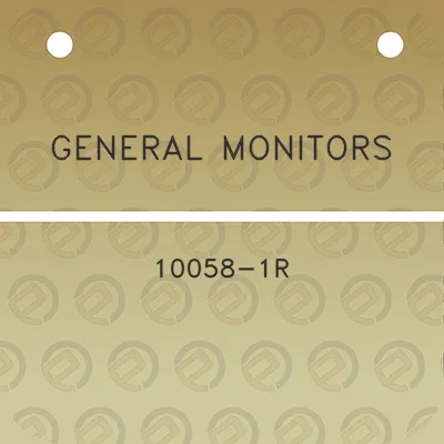 general-monitors-10058-1r