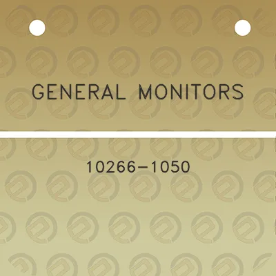 general-monitors-10266-1050