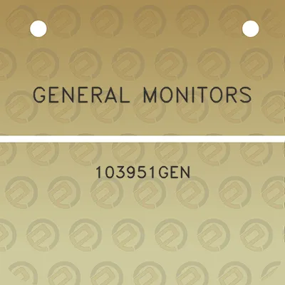 general-monitors-103951gen