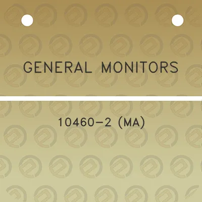 general-monitors-10460-2-ma