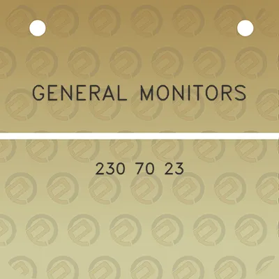 general-monitors-230-70-23