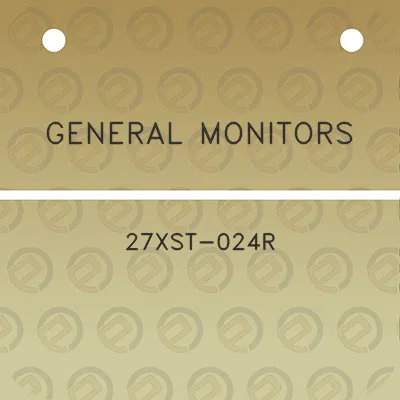 general-monitors-27xst-024r