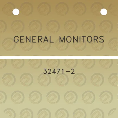 general-monitors-32471-2