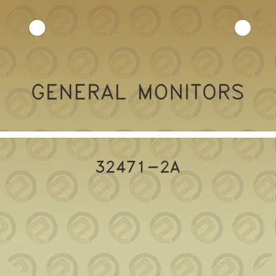 general-monitors-32471-2a