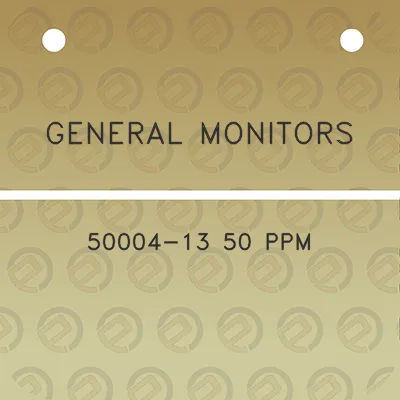 general-monitors-50004-13-50-ppm