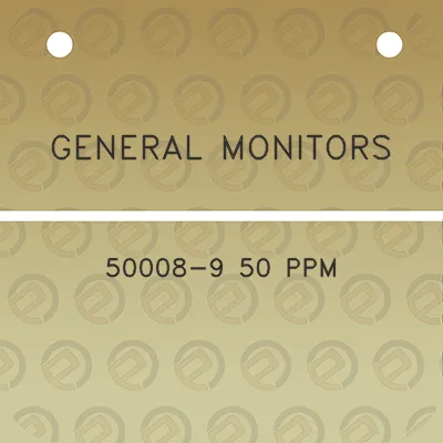 general-monitors-50008-9-50-ppm