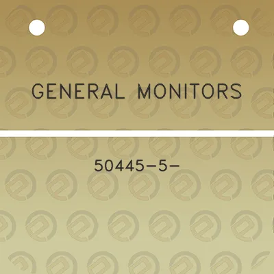 general-monitors-50445-5