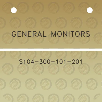 general-monitors-s104-300-101-201